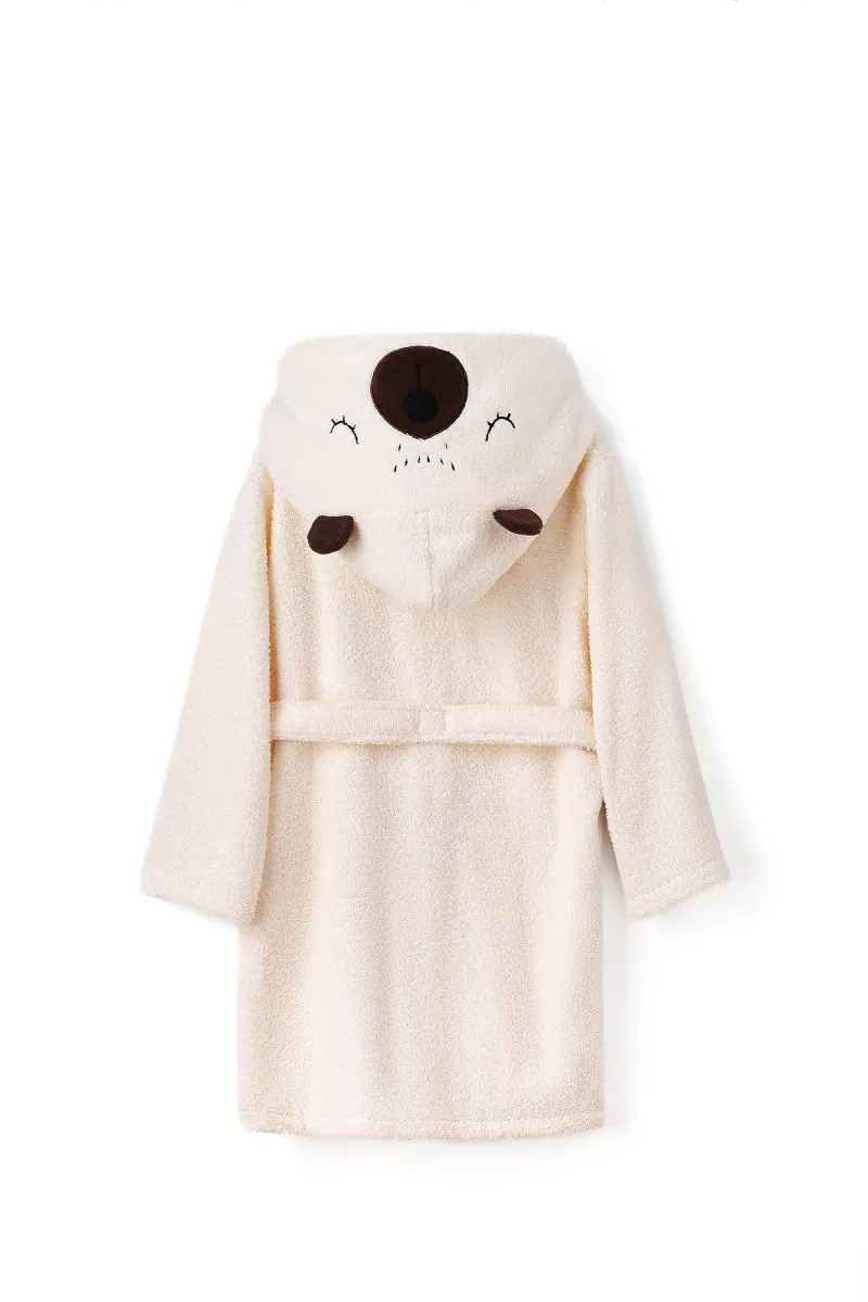 Халат дитячий White bear, бавовняний, білий_4
