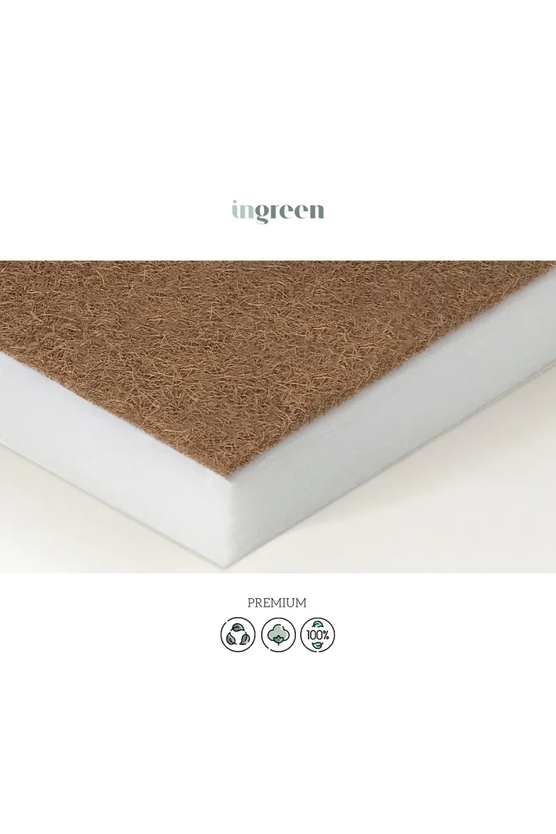 Детский матрас Coconut Hollcon Mini, кокос-холкон, белый_3