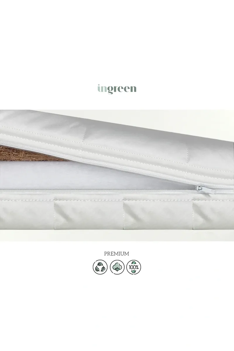 Детский матрас Coconut Hollcon Mini, кокос-холкон, белый_5