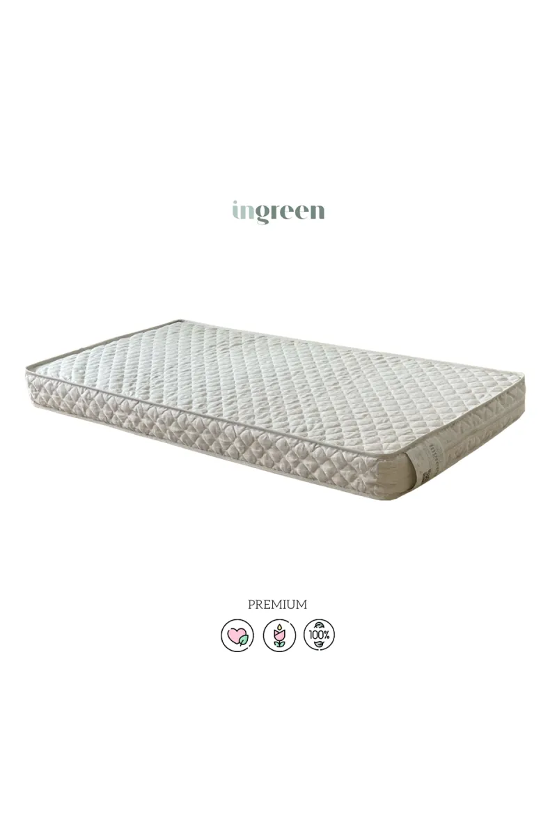 Матрац дитячий Coconut Linen, кокос-льон, натуральний_4