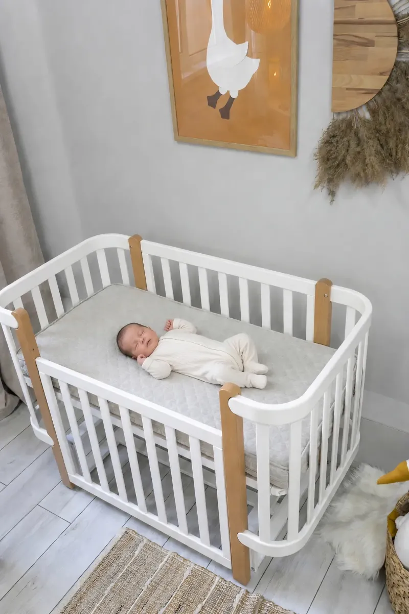 Детский матрас Coconut Linen, кокос-лён, натуральный