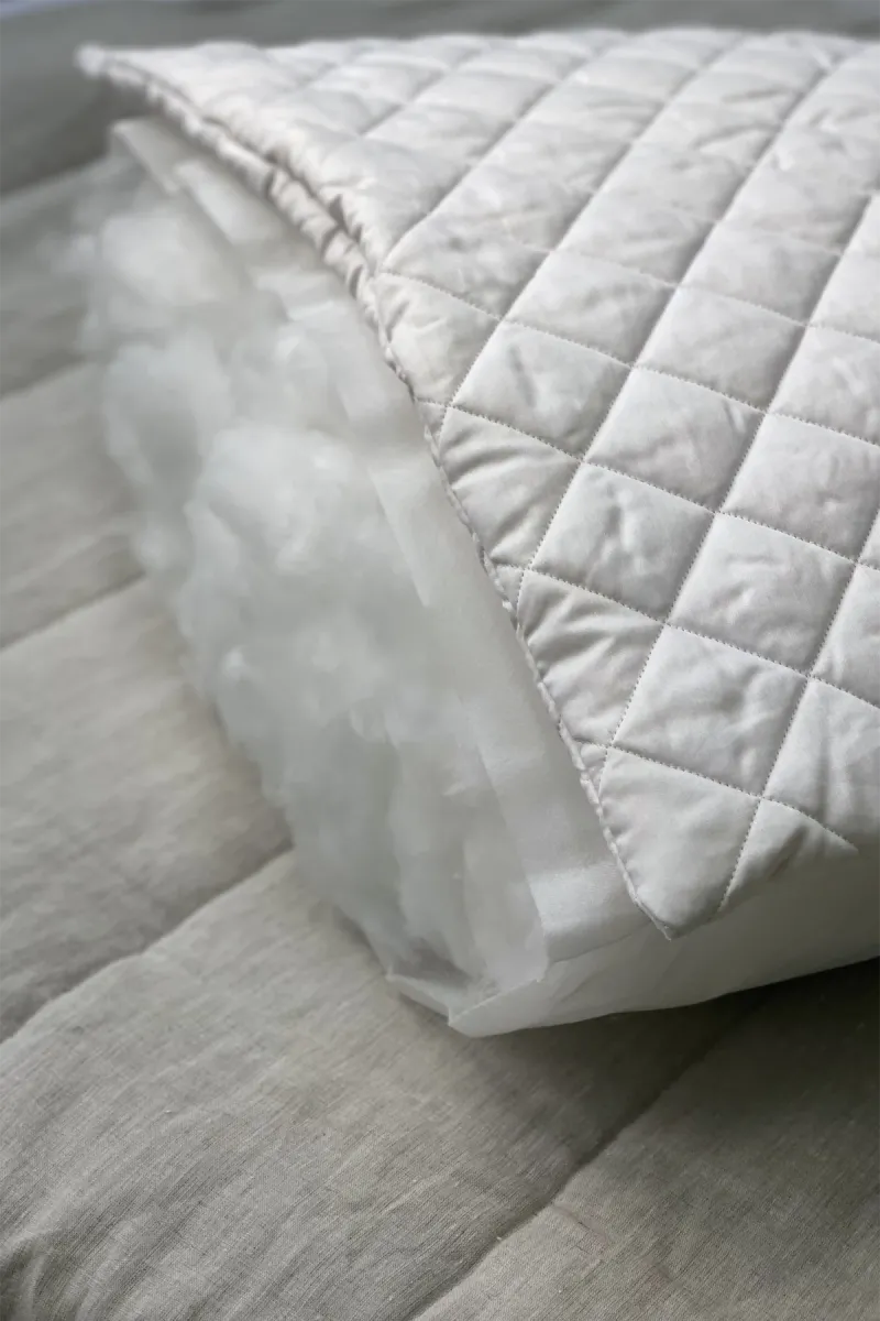 Подушка м'яка Sleepy, бавовняна, біла_8
