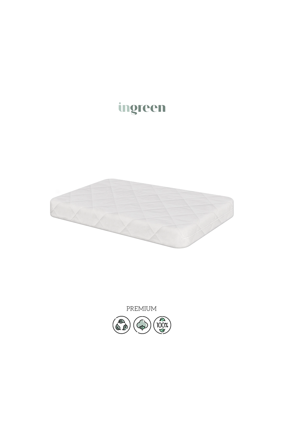 Детский матрас Coconut Mini, кокос, белый_3