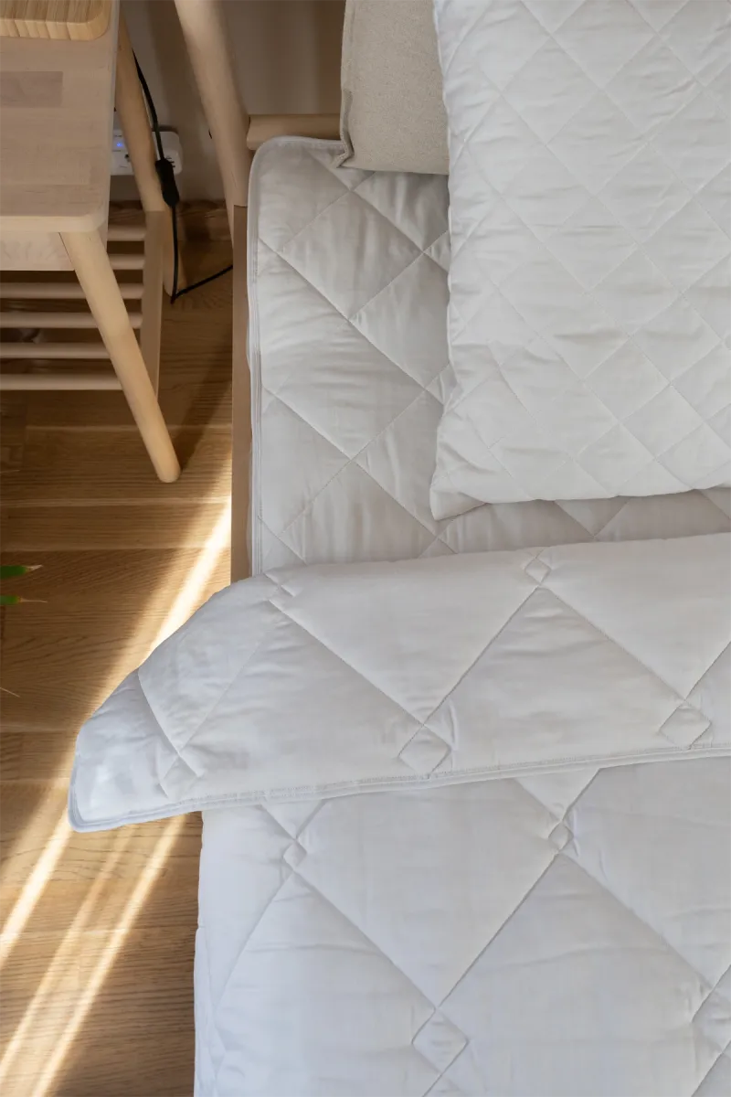 Ковдра Cozy Cloud, бавовняна, біла_2